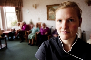 NURSE LOOKING AT CAMERA